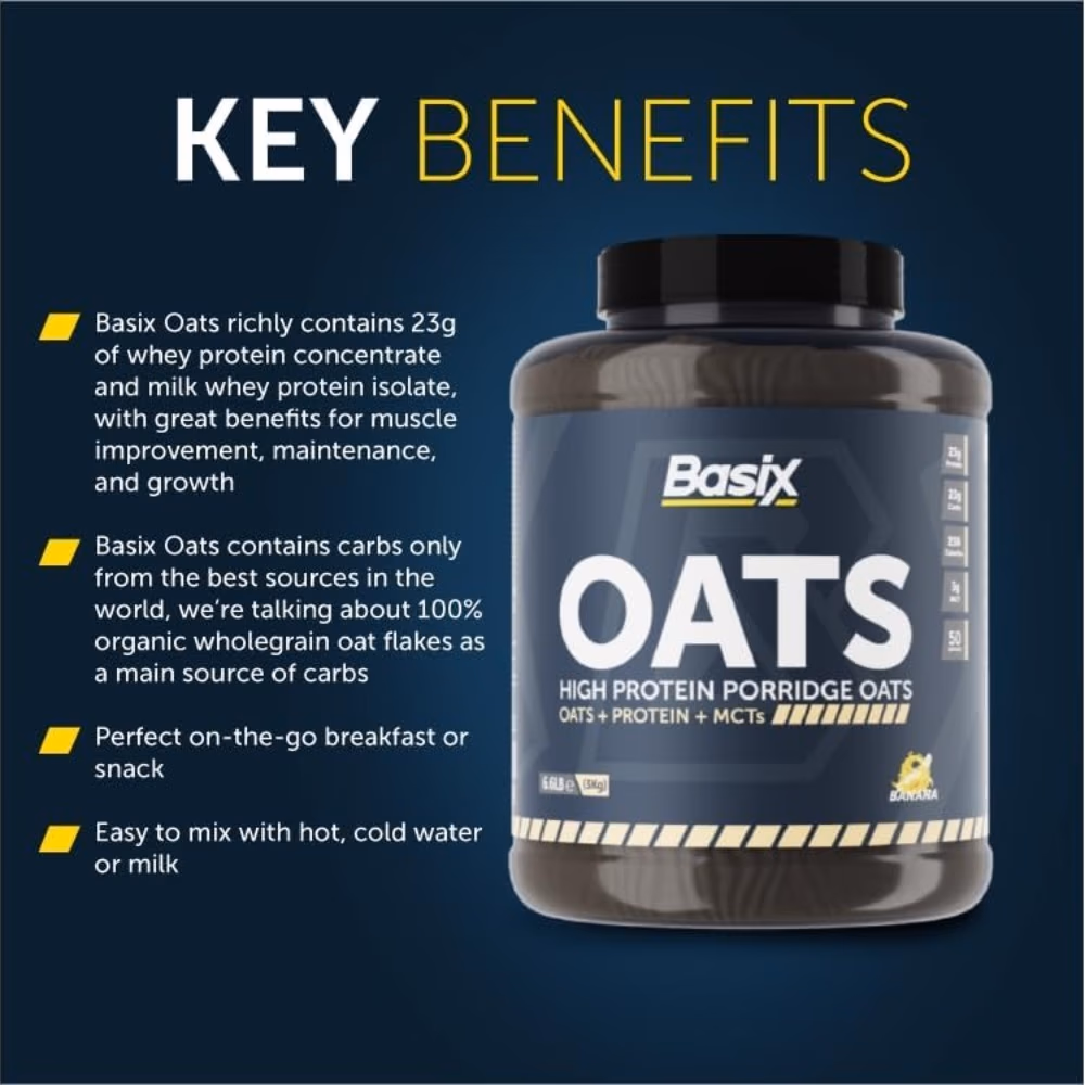 Basix Oats Banana 3kg 2