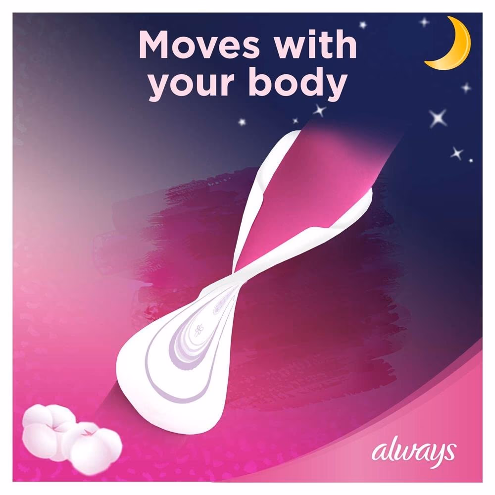 Always Cotton Soft Ultra Thin Night Pads with Wings 7s 4