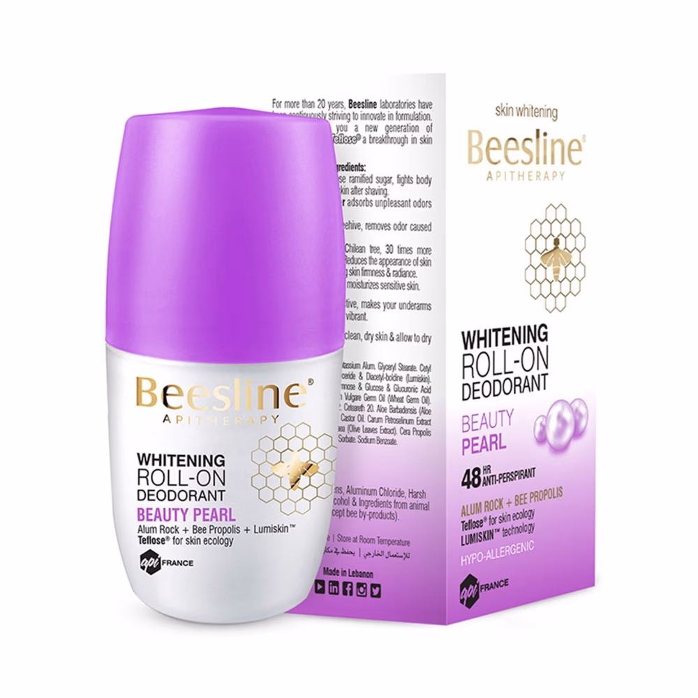 Beesline Whitening Deo Roll On Beauty Pearl 1+1 2