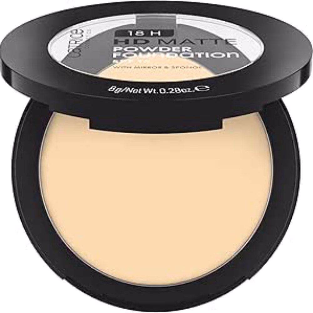 Catrice 010W 18H HD Matt Powder Foundation SPF15 8g  2