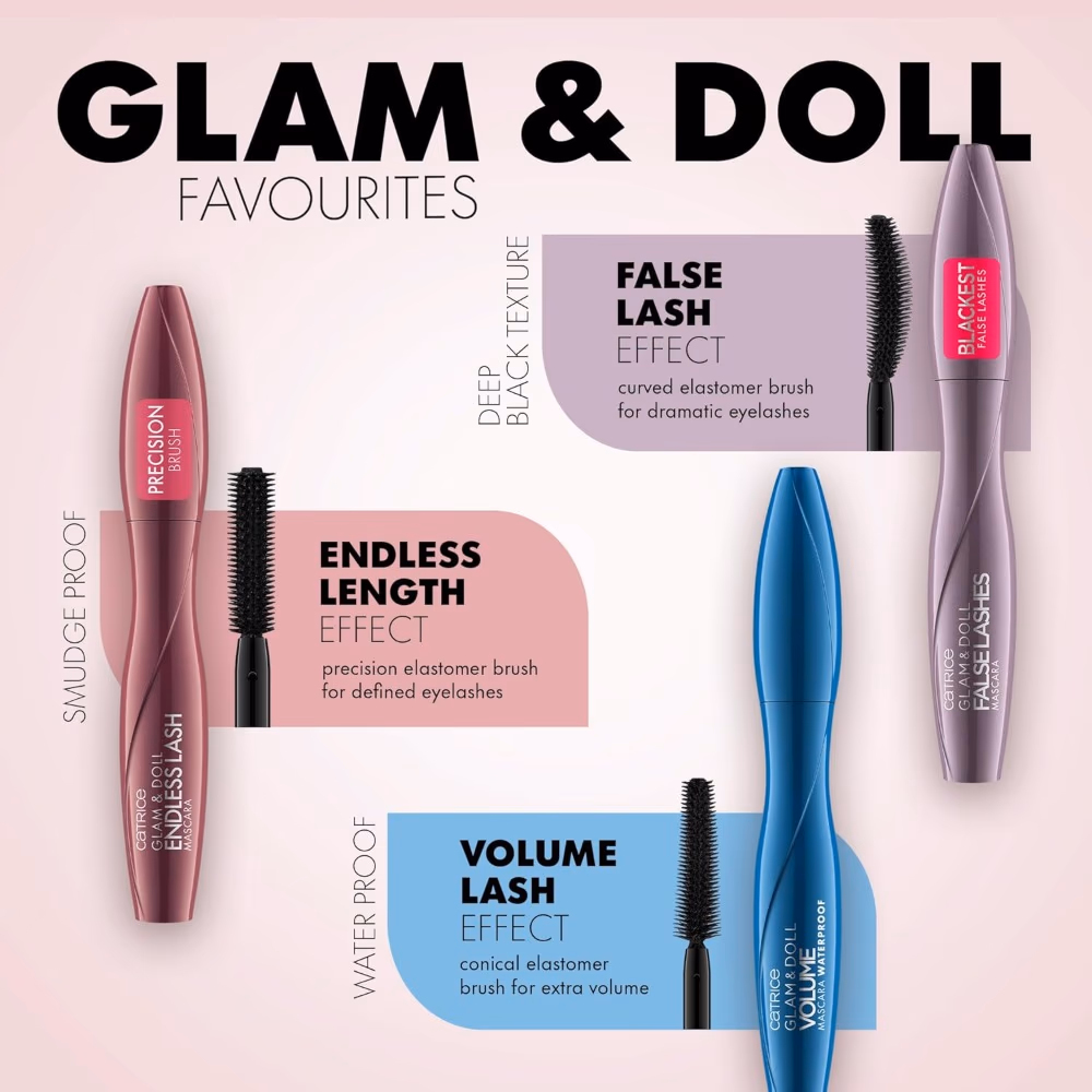 Catrice 010 Glam & Doll False Lashes Mascara Black  3
