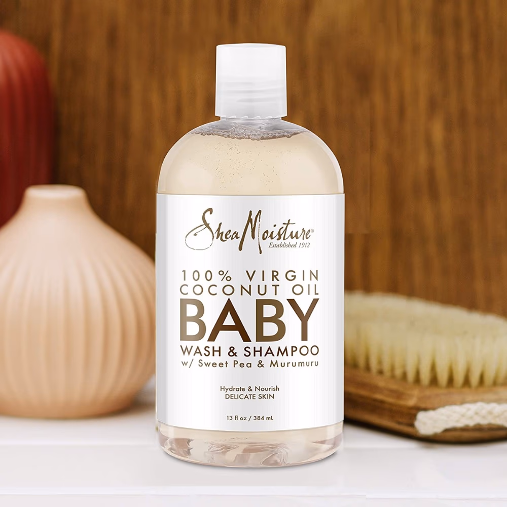 Shea Moisture Baby Virgin Coconut Oil Wash and Shampoo 384ml 4