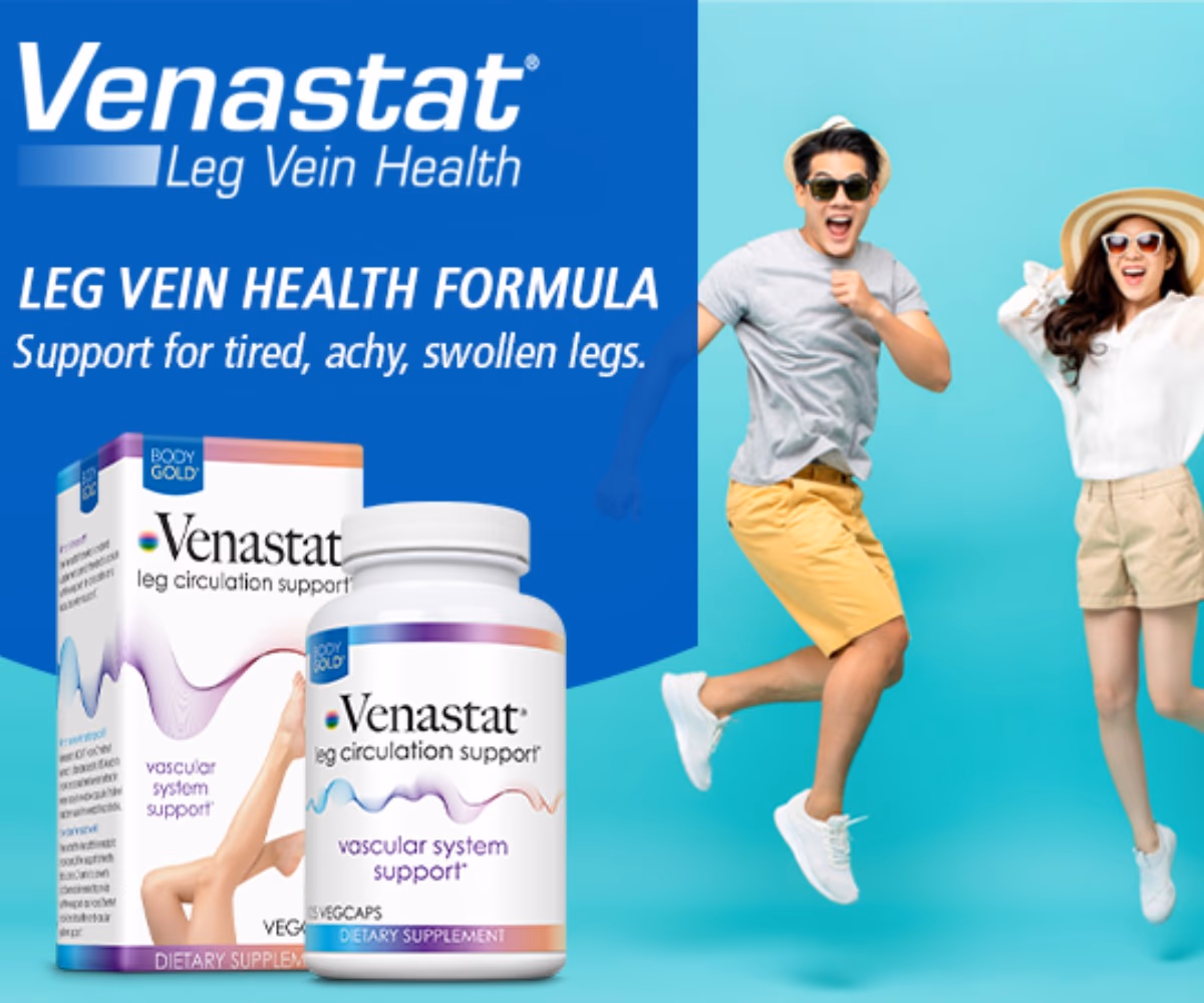 Body Gold Venastat Leg Circulation 60 Vegetarian Capsules 5