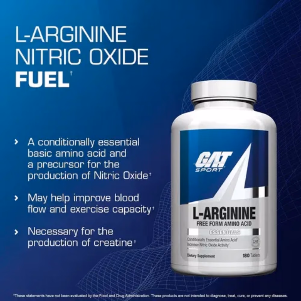 Gat L-Arginine 180 Tablets 3
