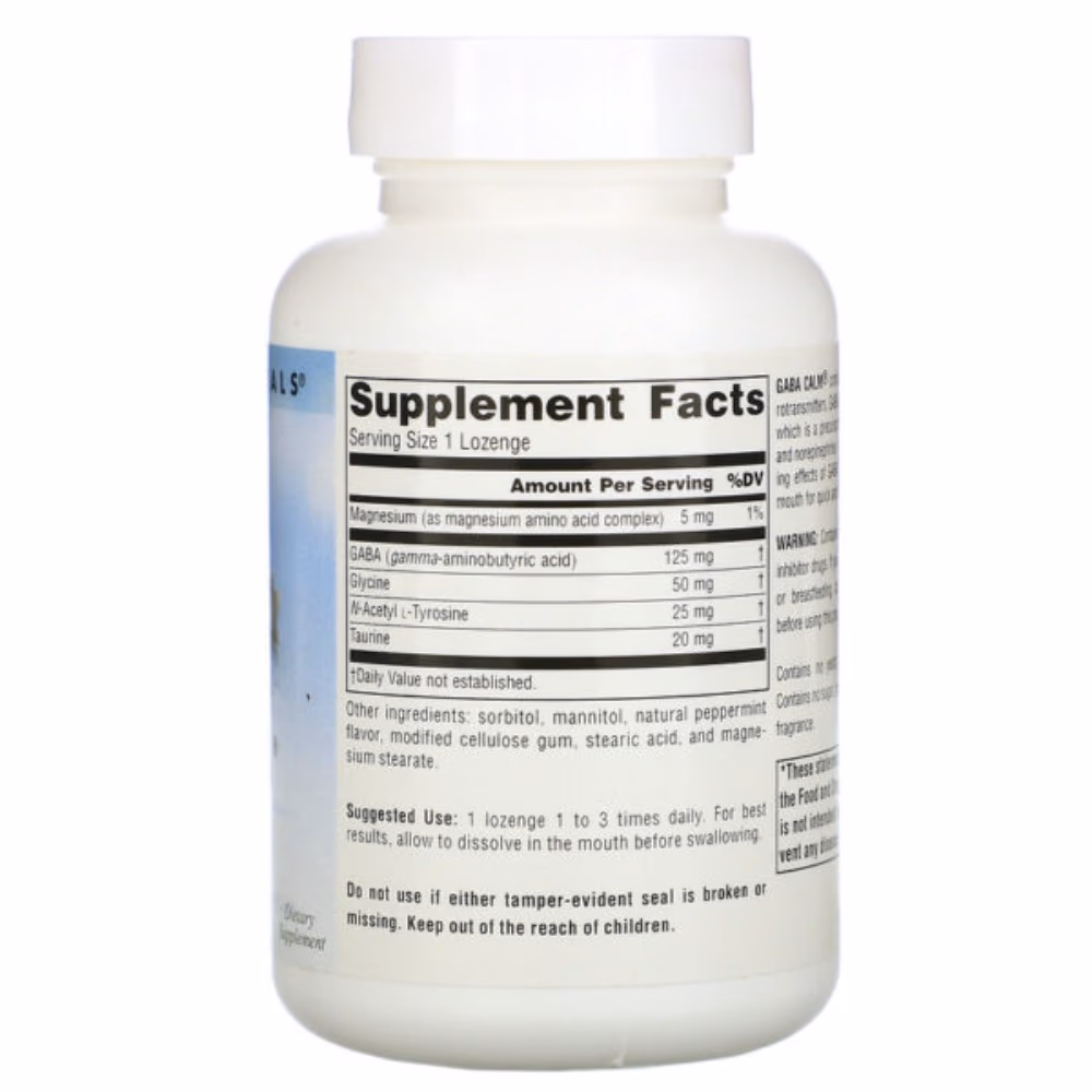 Source Naturals GABA Calm Lozenges 120s 2