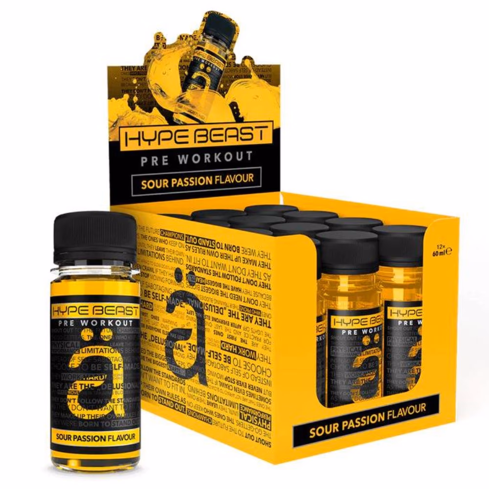 Nano Hype Beast Pre Workout Shot Sour Passion 60ml 2