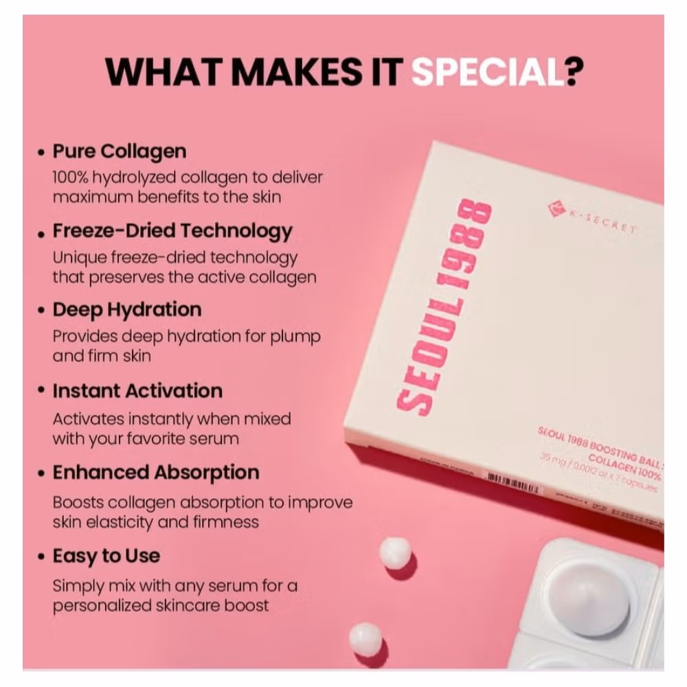 K-Secret Seoul 1988 Boosting Ball -7 Capsules 4