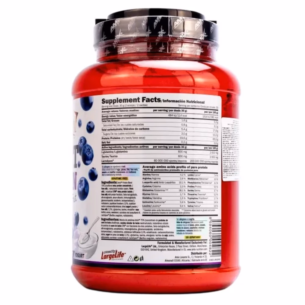 Amix Gourmet Protein with Real Fruit Strawberry 1KG 3