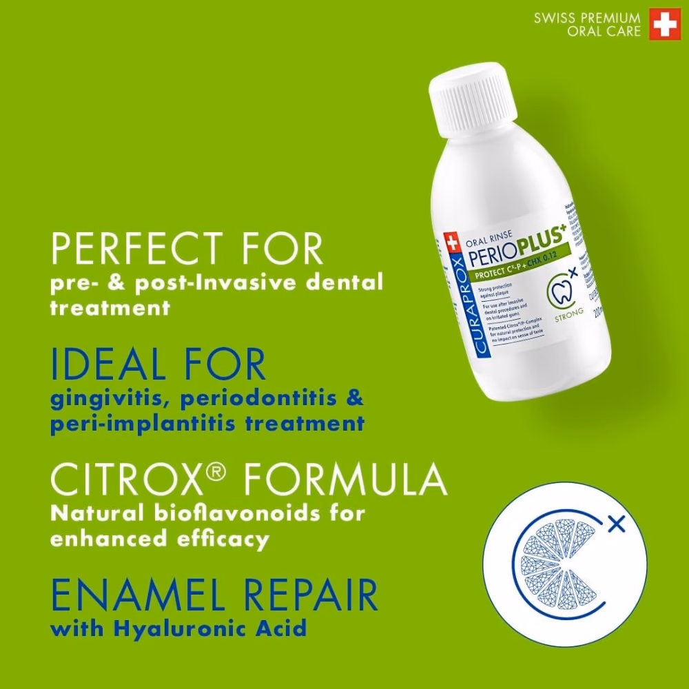Curaprox Perio Plus Protect CHX 0.12% Mouthwash 200ml 5