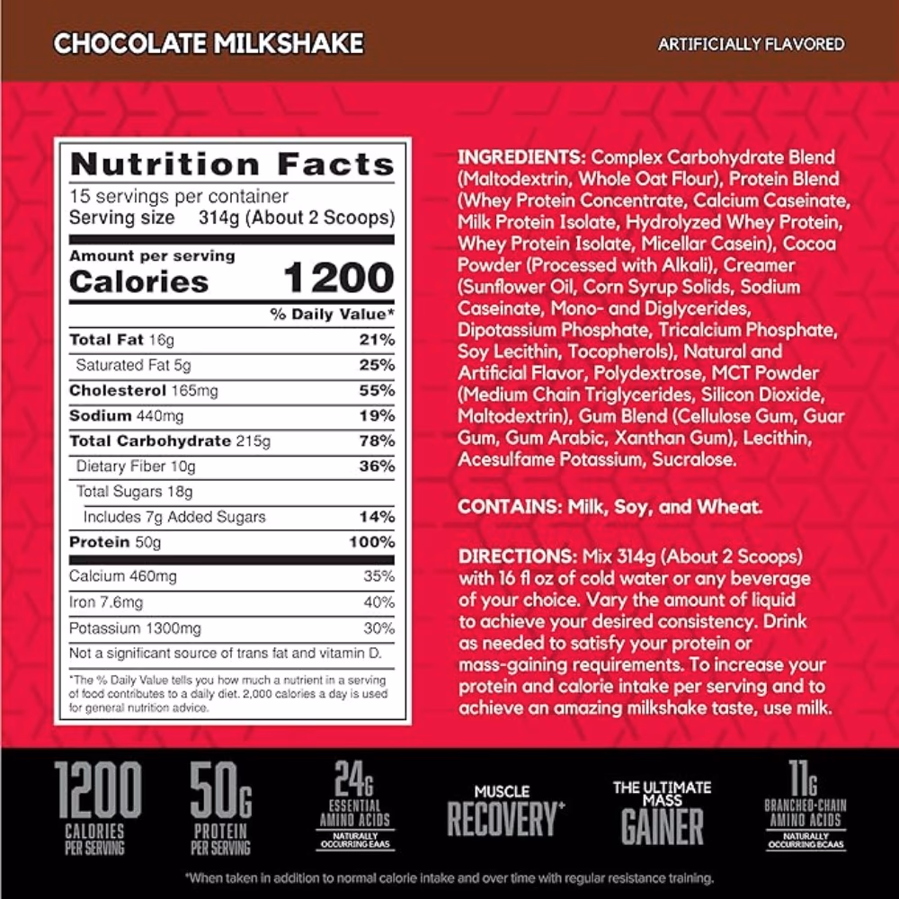 BSN True Mass Chocolate 10lb  3