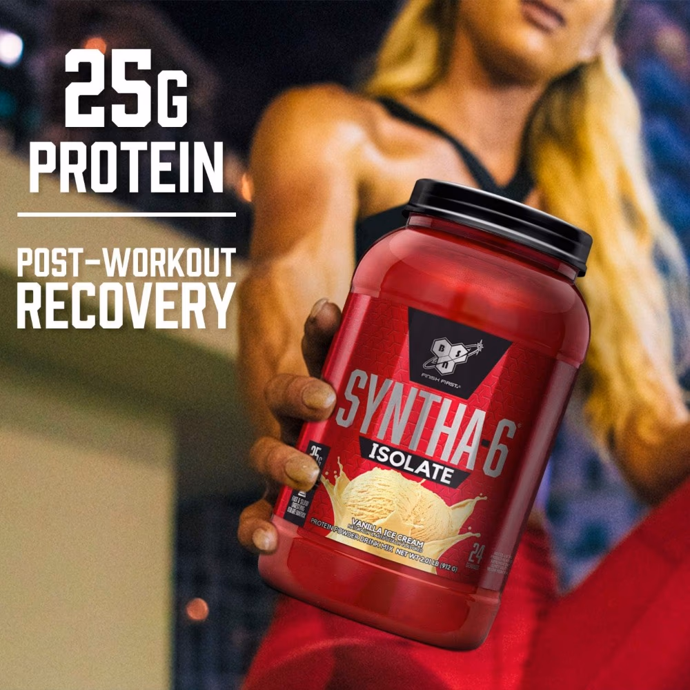 BSN Syntha 6 Isolate Strawberry 4lb 4