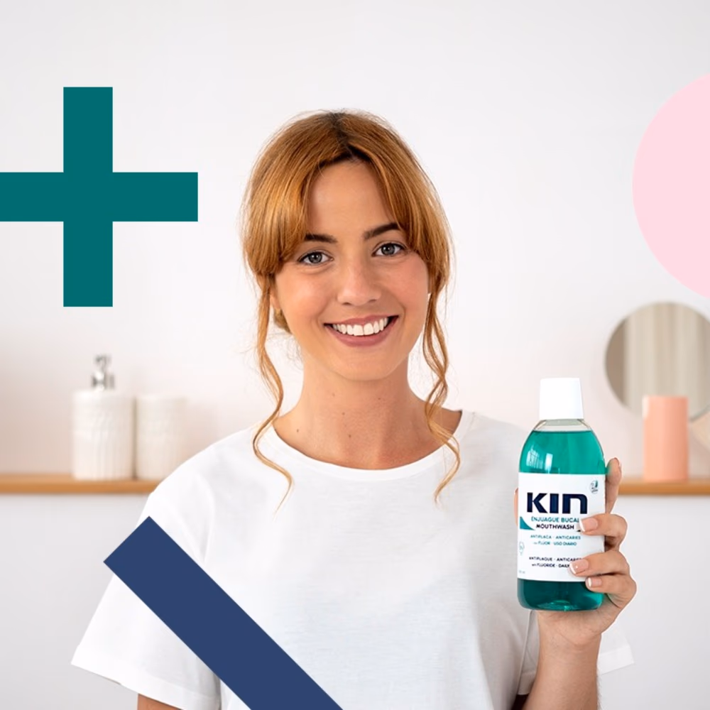 KIN Mouthwash with Aloe Vera 500ml - for Sensitive Gums 2