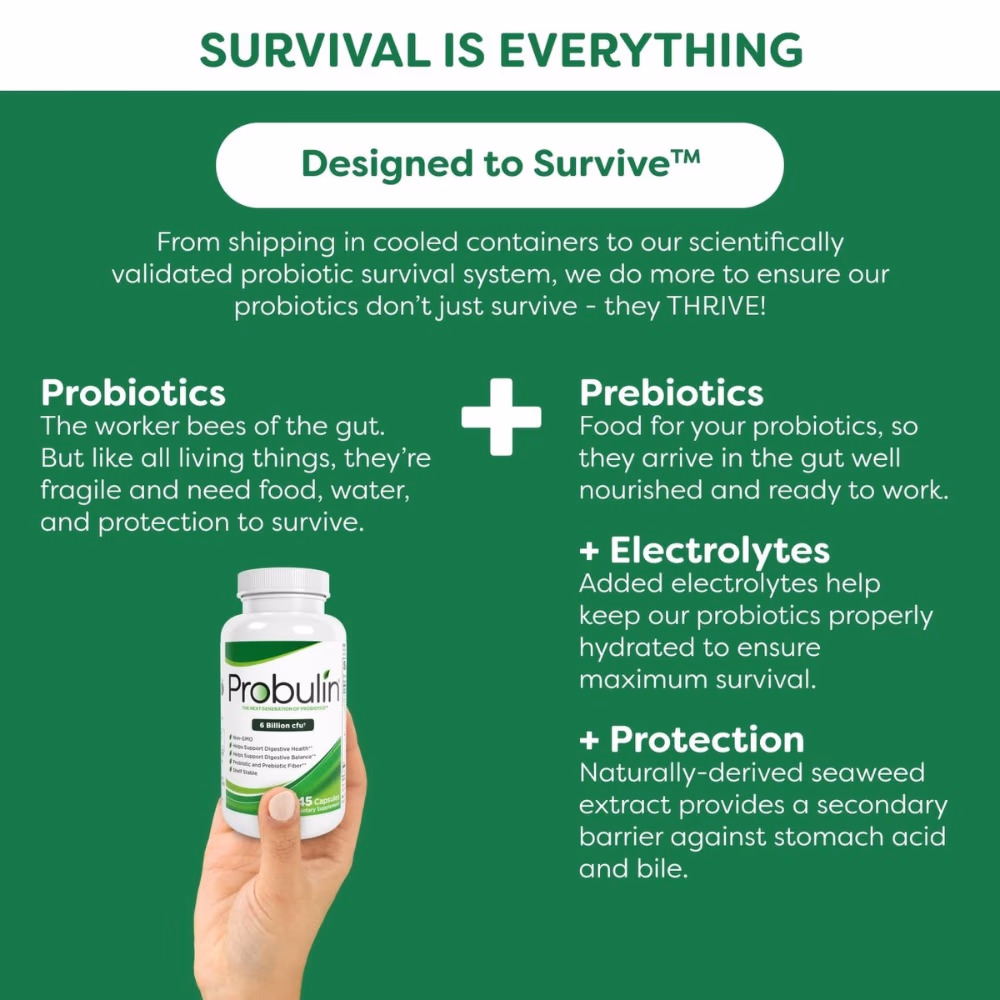 Probulin Probiotic Original Formula 6 Billion CFU - 45 Capsules 4