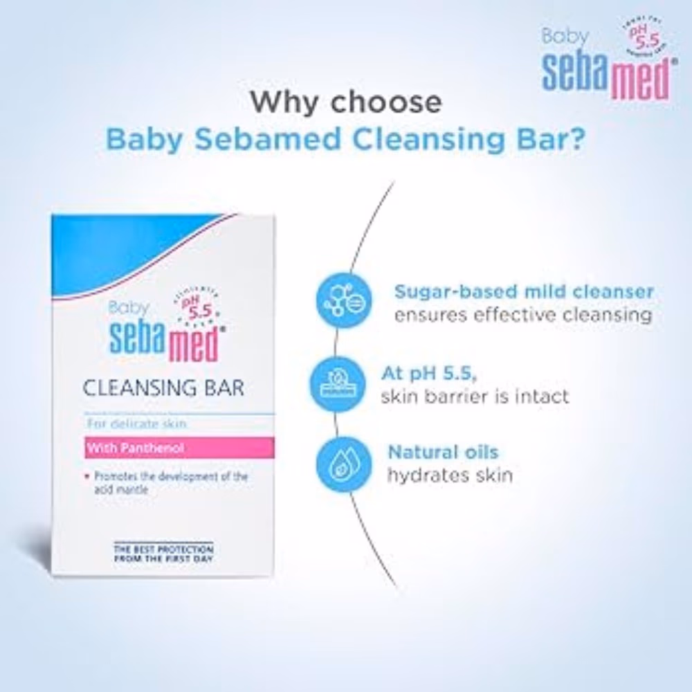 Sebamed Baby Cleansing Bar 100gm 2