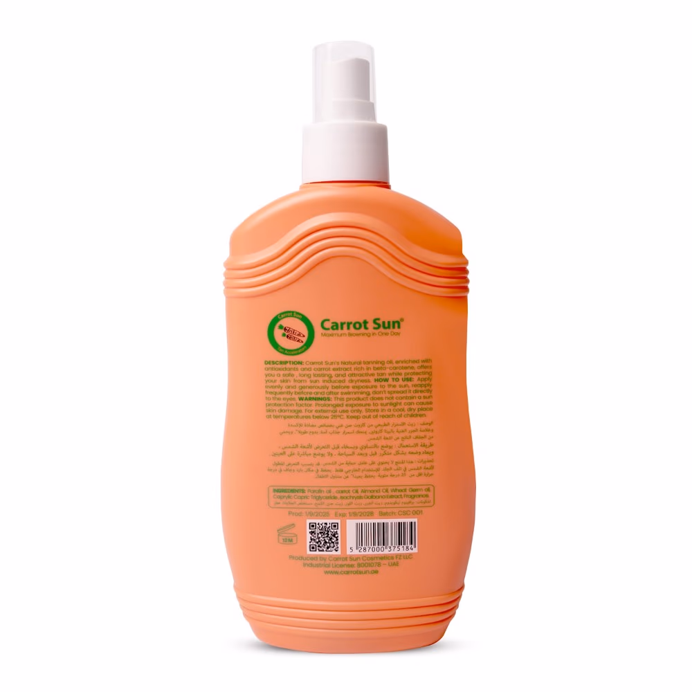 Carrot Sun Papaya Mist Tanning Oil 3