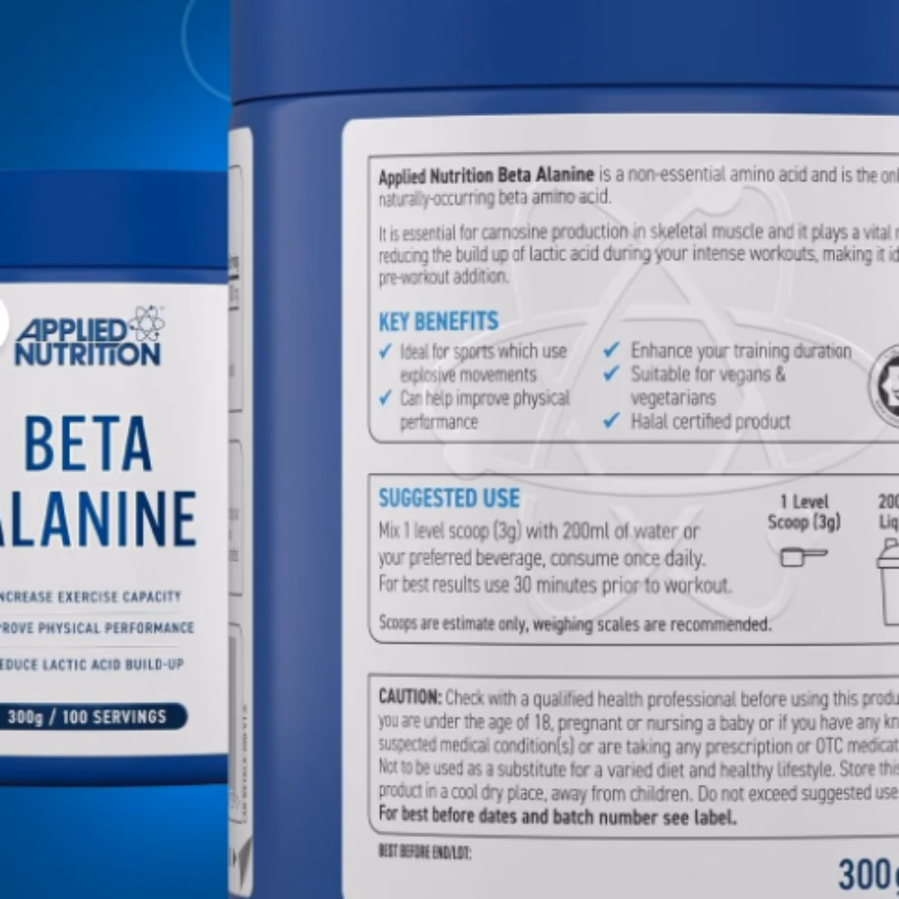 Applied Nutrition Beta Alanine Powder 300g 3