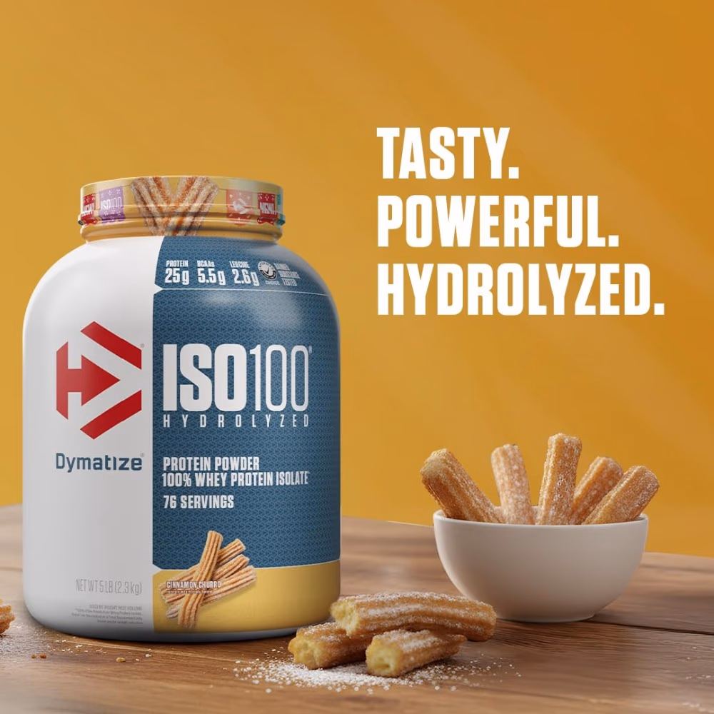 Dymatize ISO 100 Protein Powder Cinnamon Churro 2.3kg 3