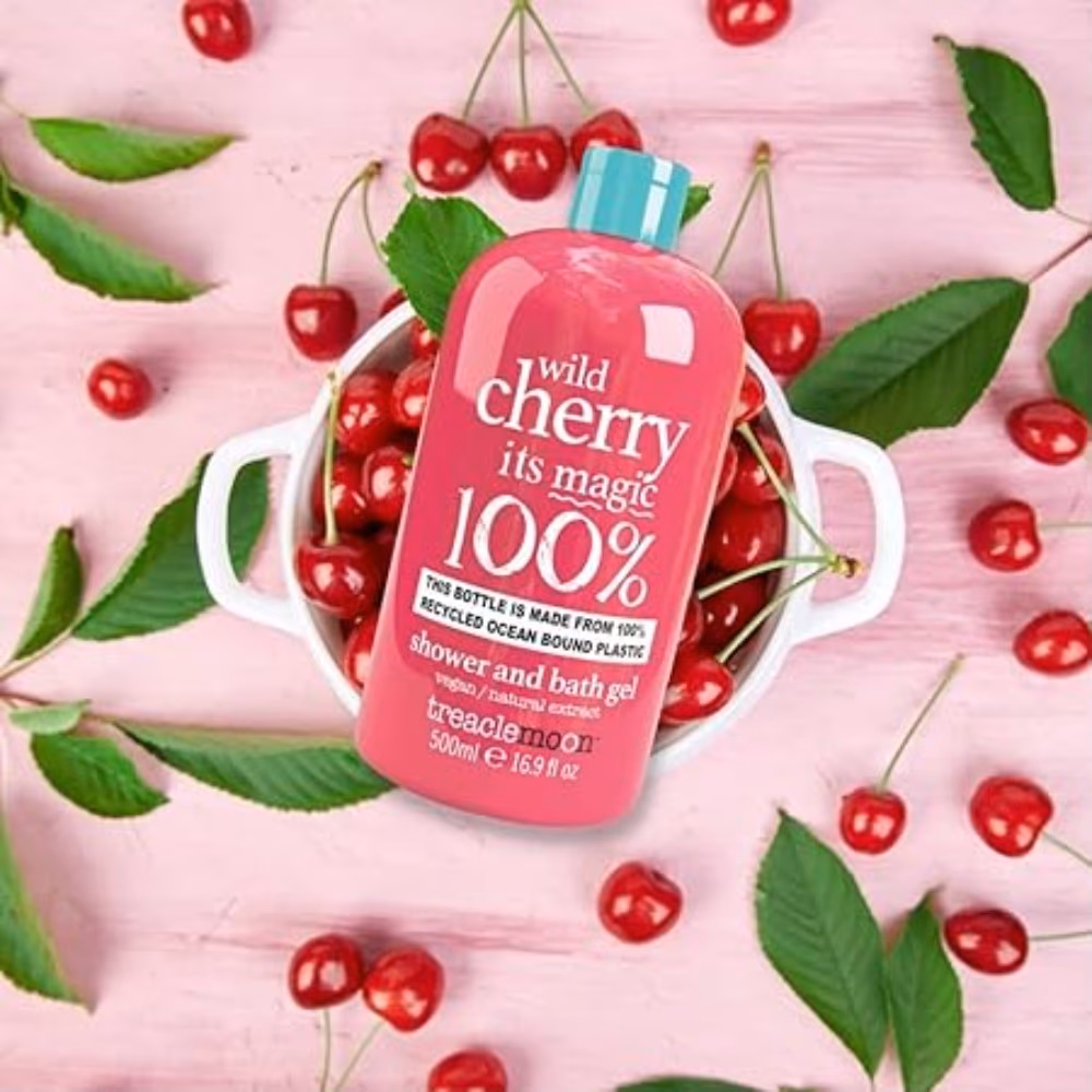 Treacle Moon Wild Cherry Magic Shower Bath Gel 500ml  2
