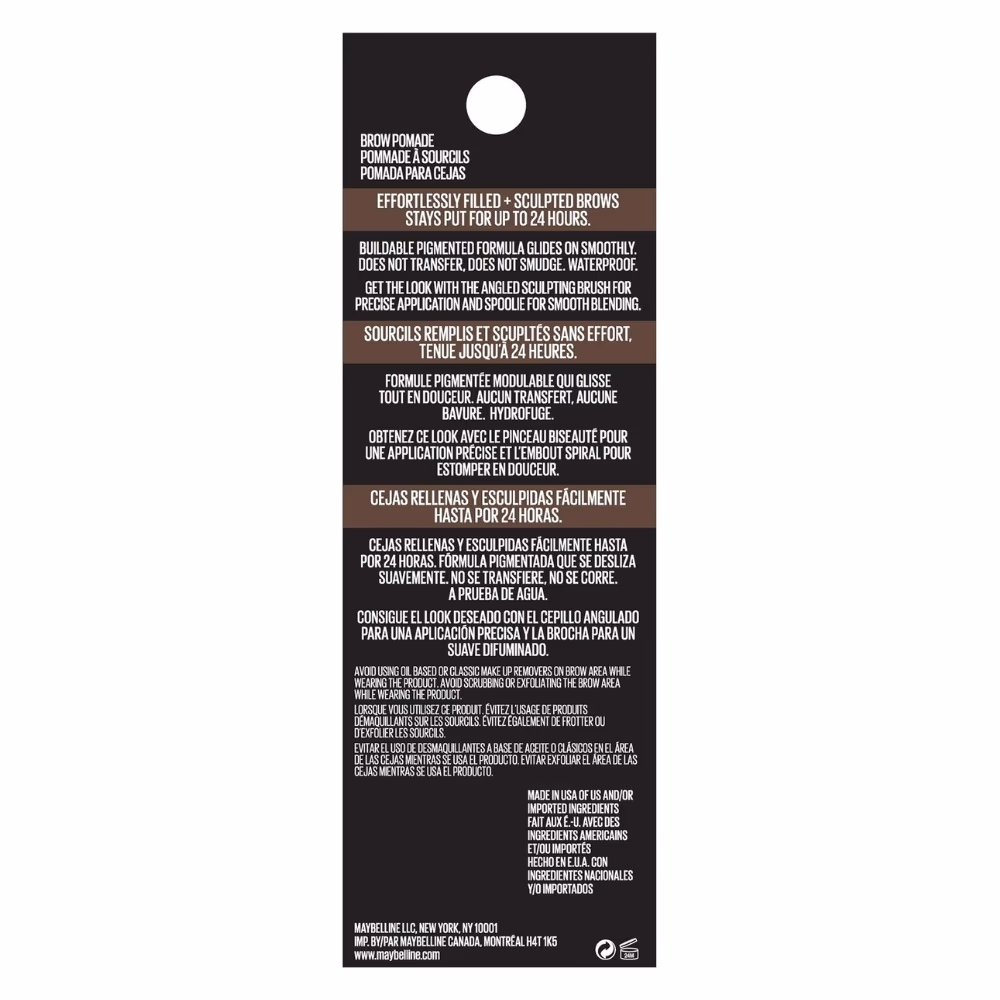 Maybelline Tattoo Studio Brow Pomade 378 Ash Brown 5