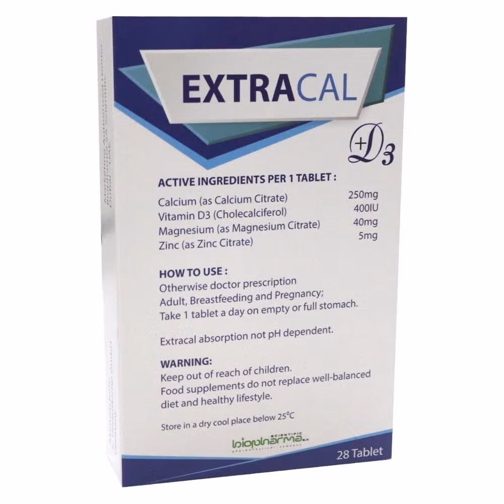 Extracal Calcium Citrate Tablets 28s 2