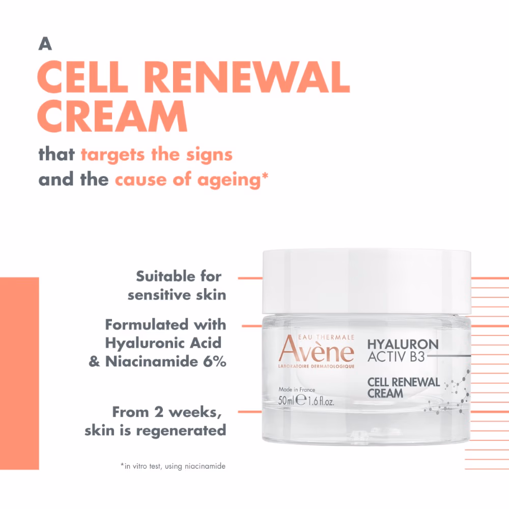 Avene Hyaluron Activ B3 Cell Renewal Cream 50ml 2