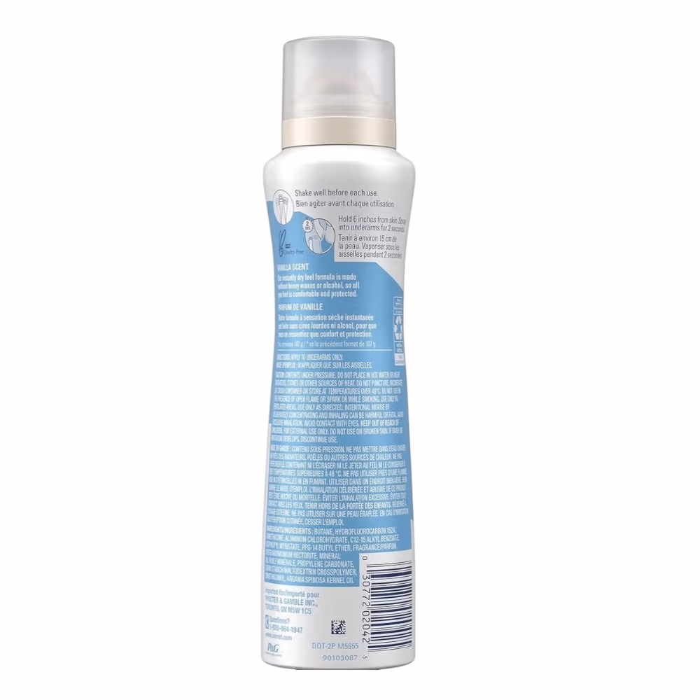 Secret Weightless Dry Spray Vanilla 116 Grams 2