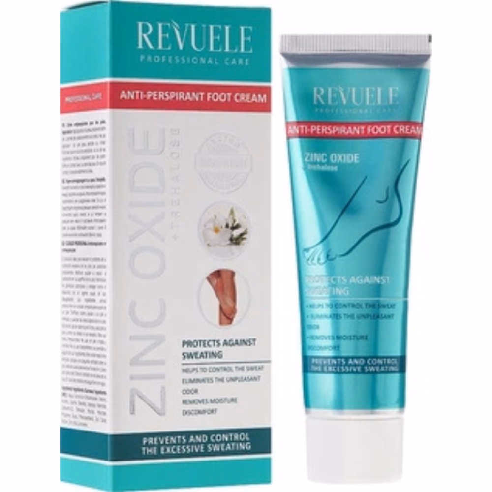 Revuele Zinc Oxide + Trehalose Anti-Perspirant Foot Cream 80ml 3