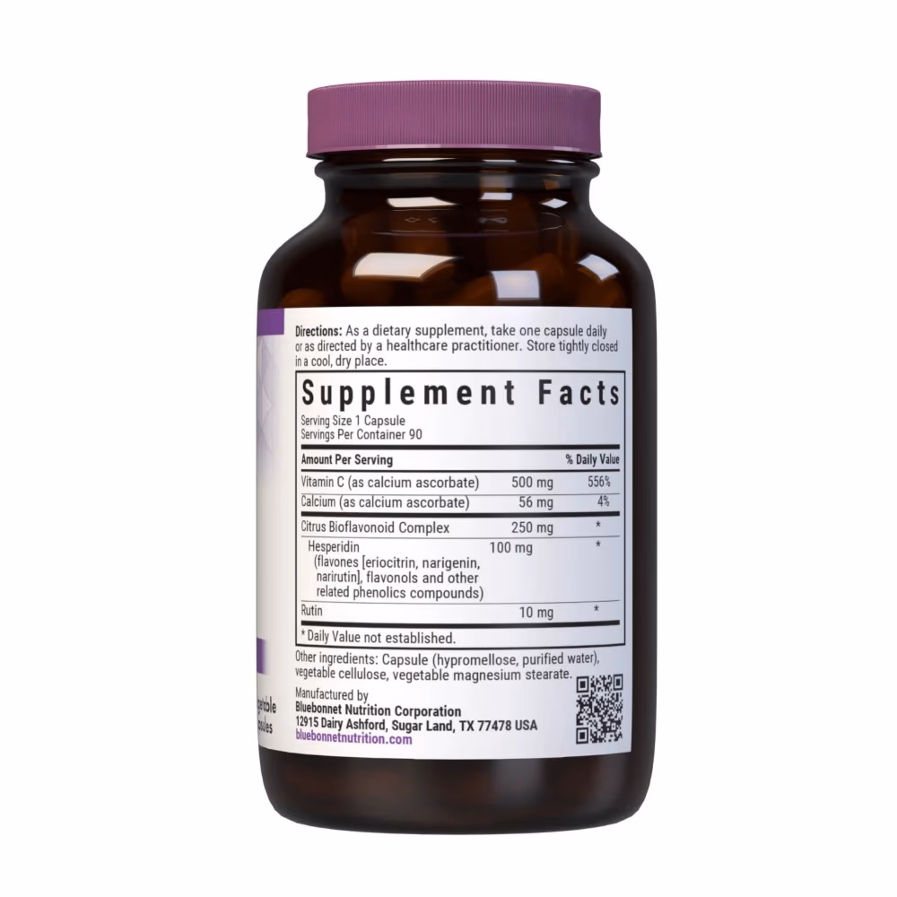 Blue Bonnet  C-500mg Bioflavonoids 90 Capsules 3