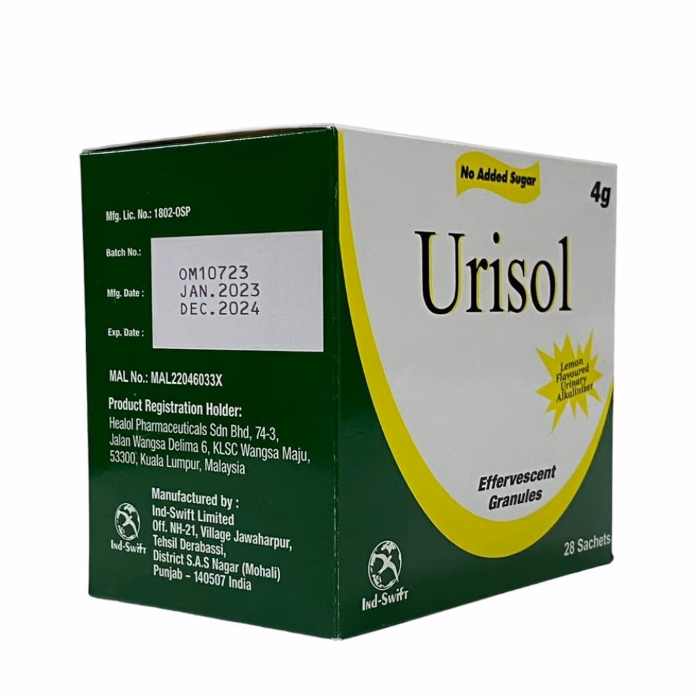 URISOL 4G Effervescent Granules 14s 3