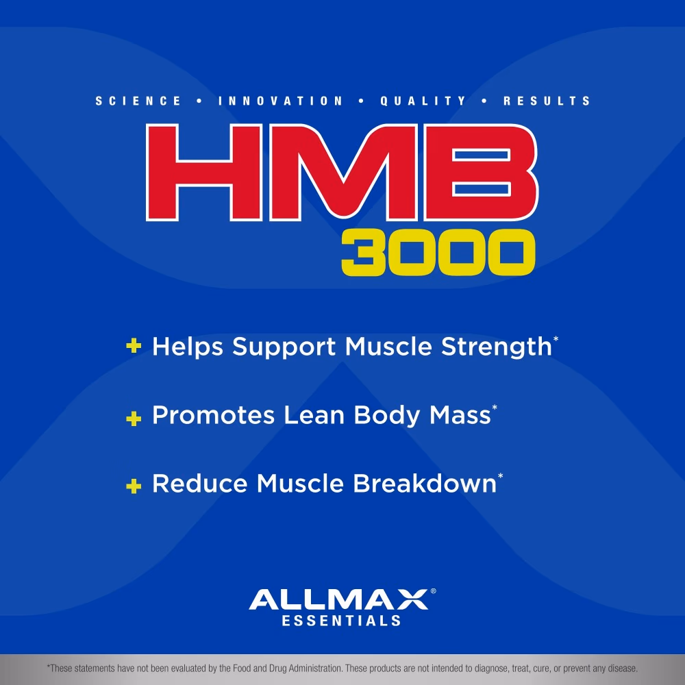 AllMax HMB 3000 Capsules 120s – HMB Muscle Support Supplement 3