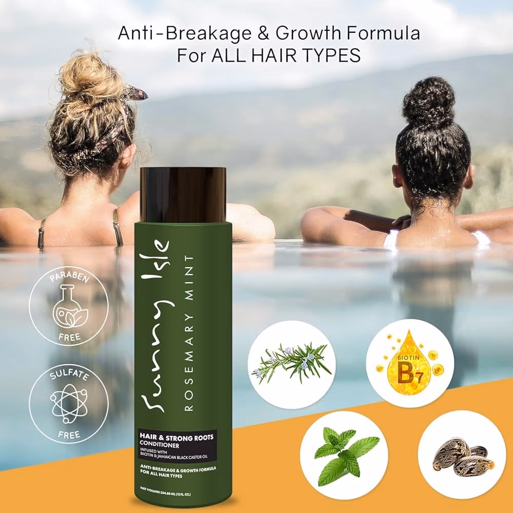 Sunny Isle Rosemary Mint Conditioner 355ml 3