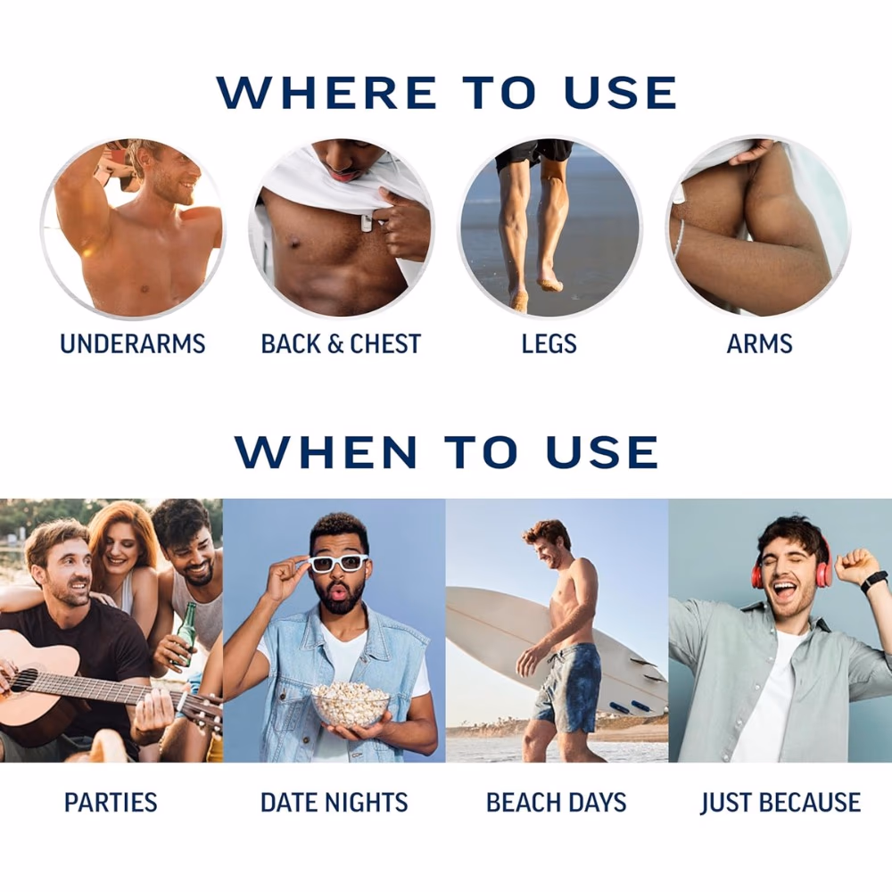 Veet Men Chest And Body Hair Removal Cream 400ml 3