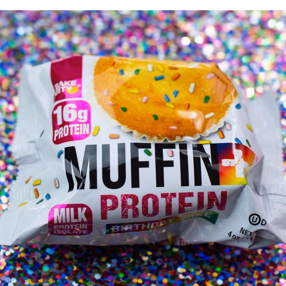 Bake City Muffin+ Protein Birthday Cake 113gm 2