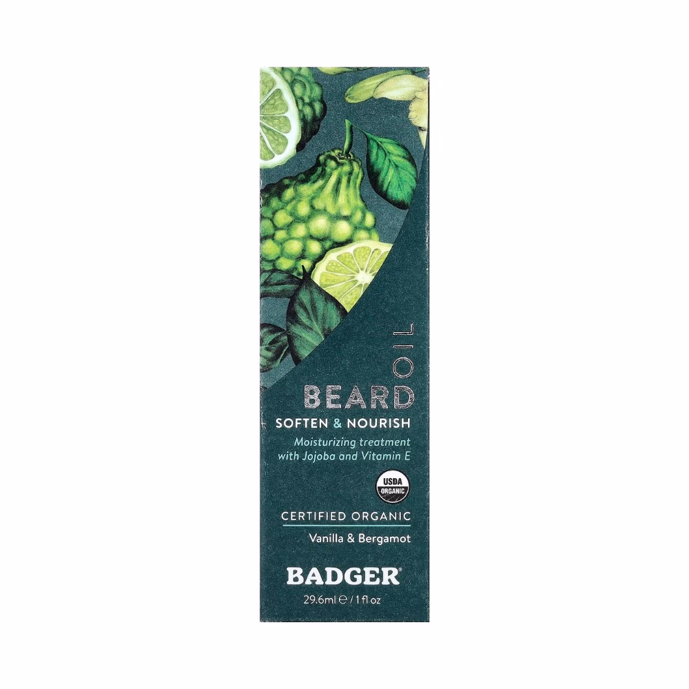 Badger Bergamot and Vanilla Beard Oil 29ml 2