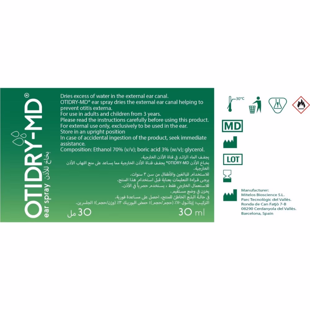 Otidry MD Ear Spray 30ml 4