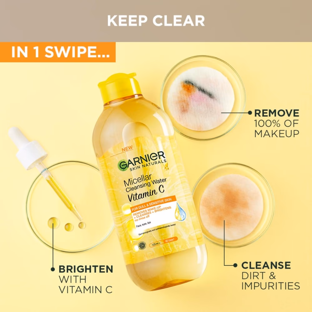Garnier Micellar Vitamin C Cleansing Water 400ml 3