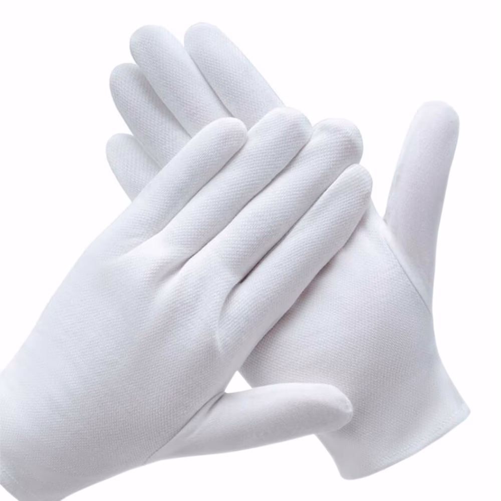 EzyCare Cotton Gloves Medium 1 Pair 3