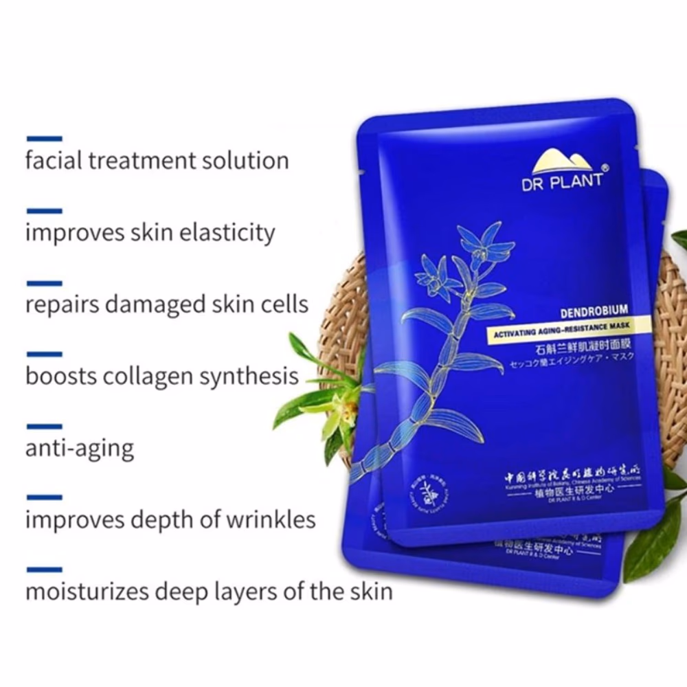 Dr Plant Dendrobium Aging Resistance Mask 1s 2