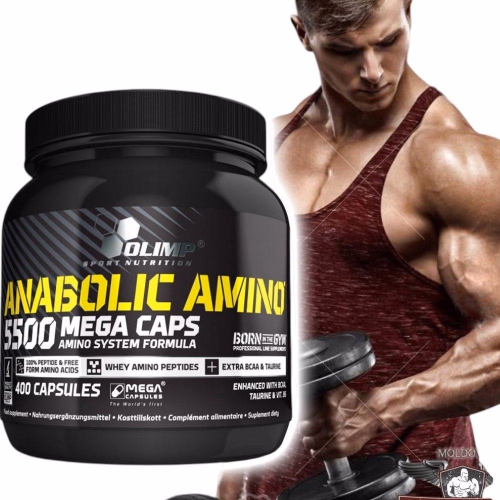 Olimp Anabolic Amino 5500 Mega Caps - 400 Capsules 4