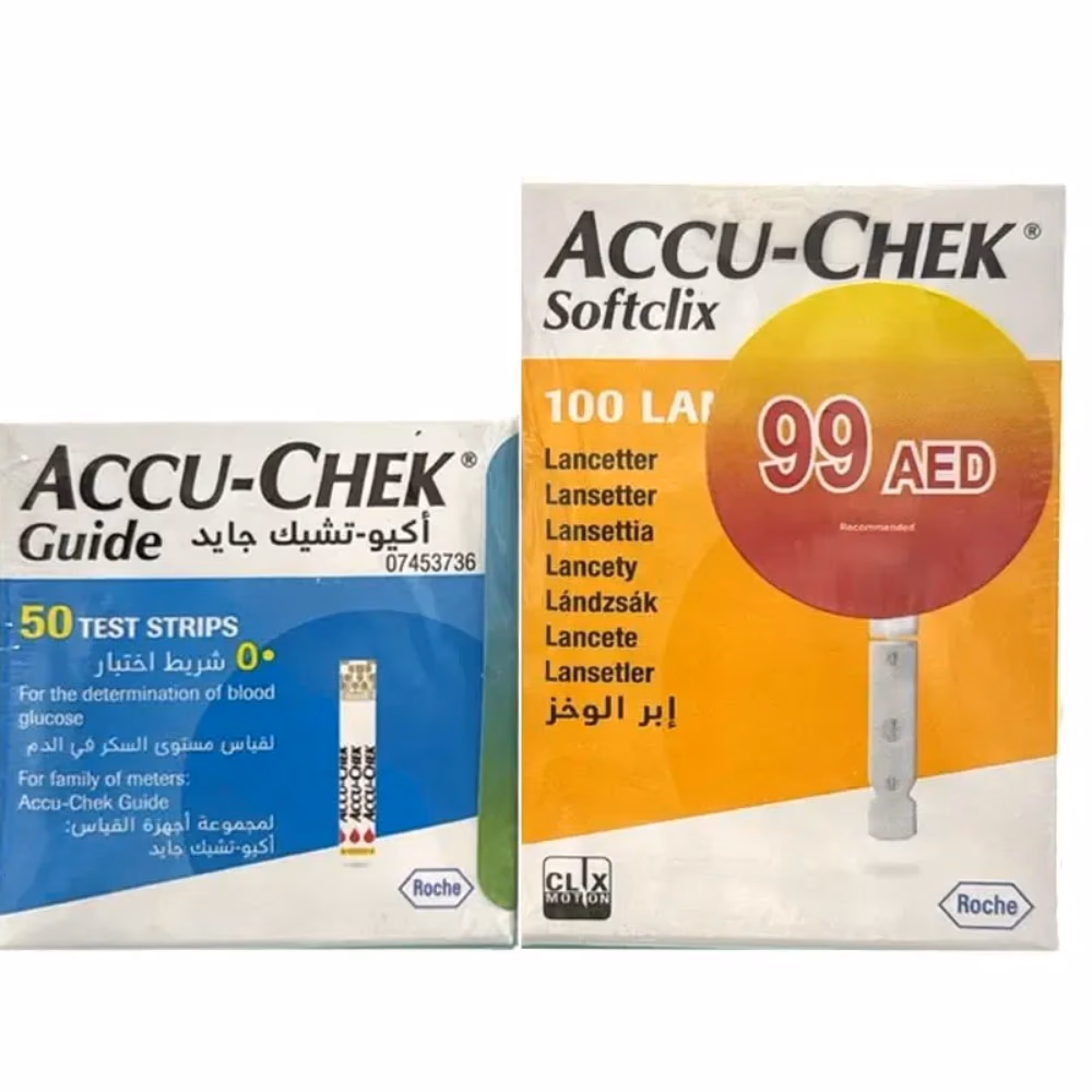 ACCU-CHEK Guide 50 Strips & Softclix 100 Lancets 2