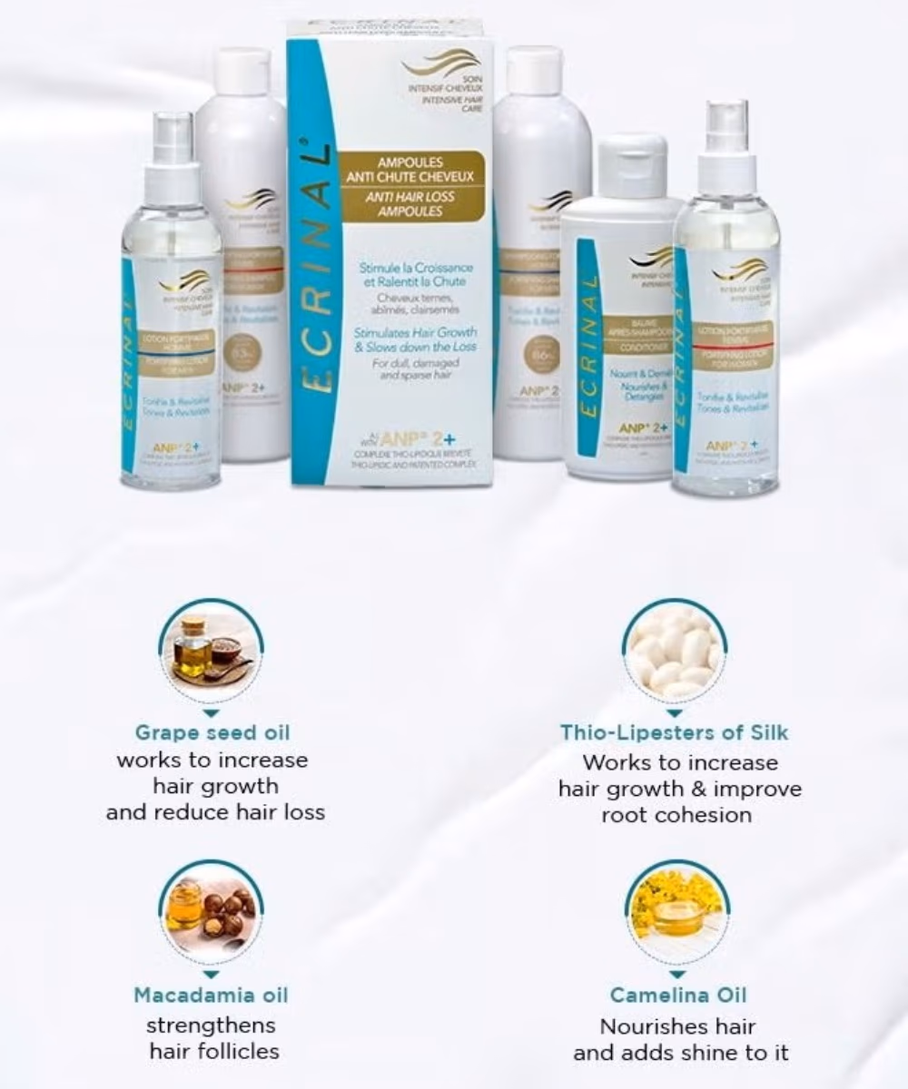 Ecrinal Fortifying Shampoo for Women 400ml 4
