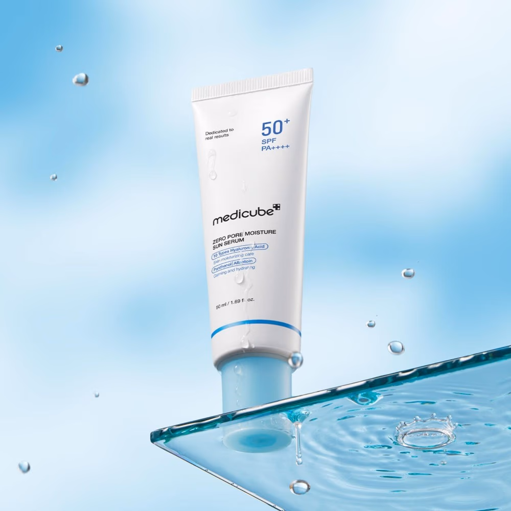 medicube zero pore moisture sun serum 50ml 2