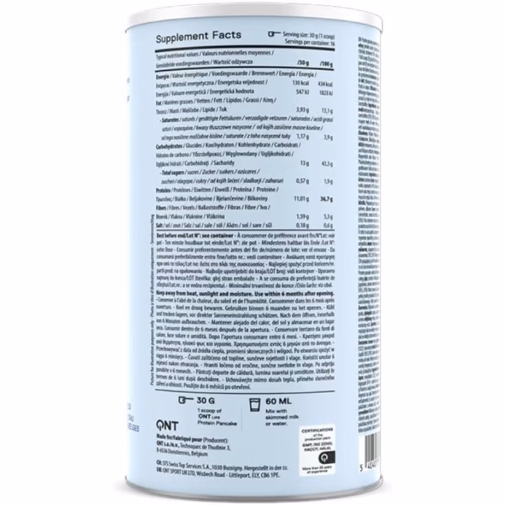 Qnt Liife Protein Pancake Blueberry 500g 3