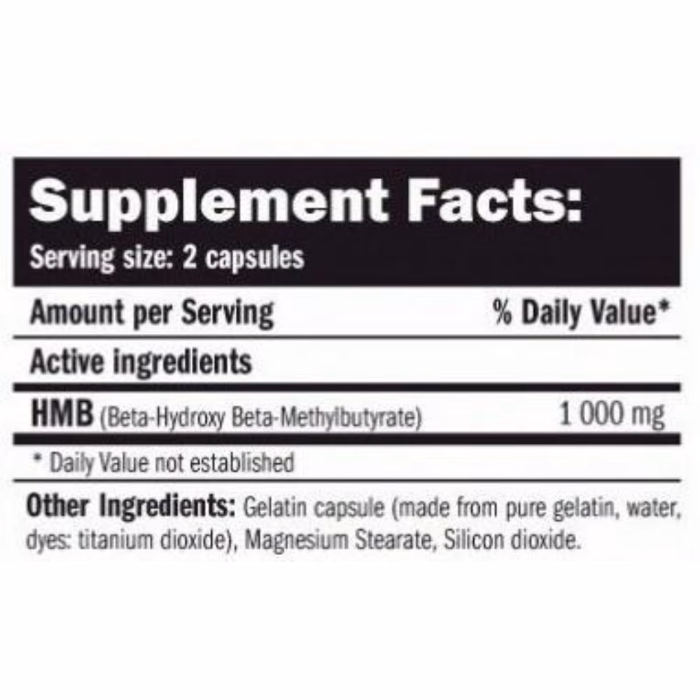 Amix HMB 1000mg - 120 Veg Capsules 4