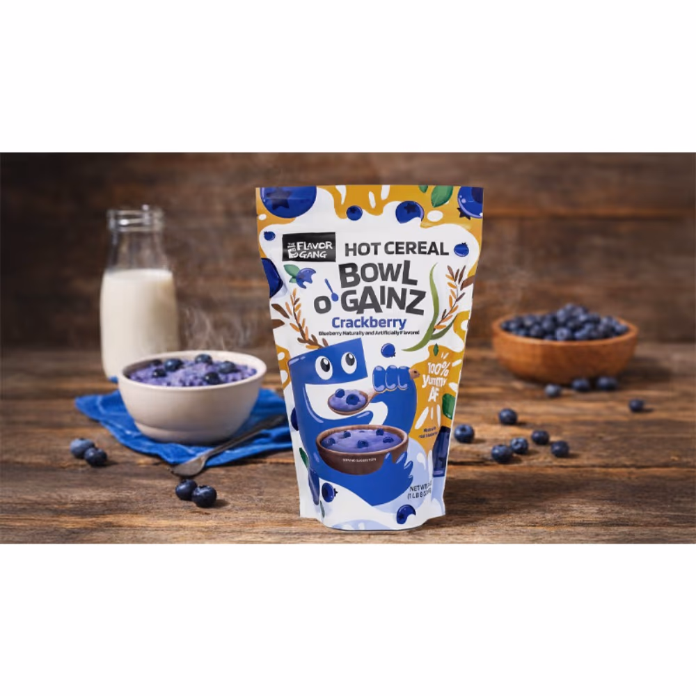 The Flavour Gang Hot Cereal Bowl O'Gainz Crackberry 681g 2
