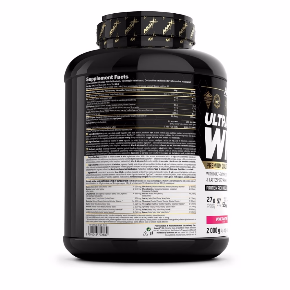 Amix Ultra Pure Whey Pink Panther 1kg 2