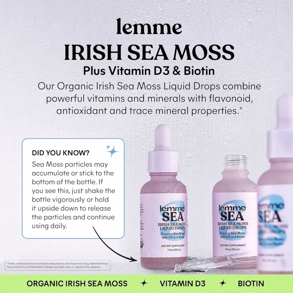 Lemme Sea Moss Liquid Drops- 30ml 2