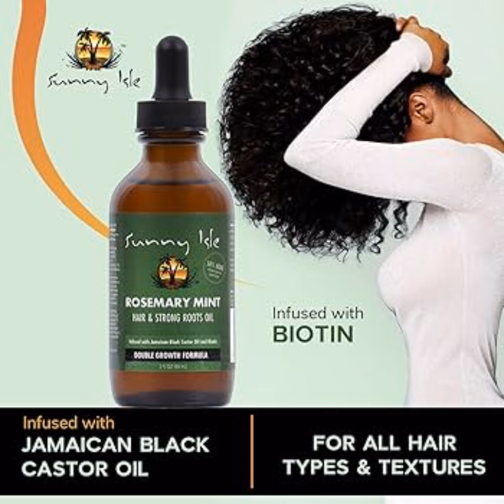 Sunny Isle Rosemary Mint Oil 3 fl oz 3
