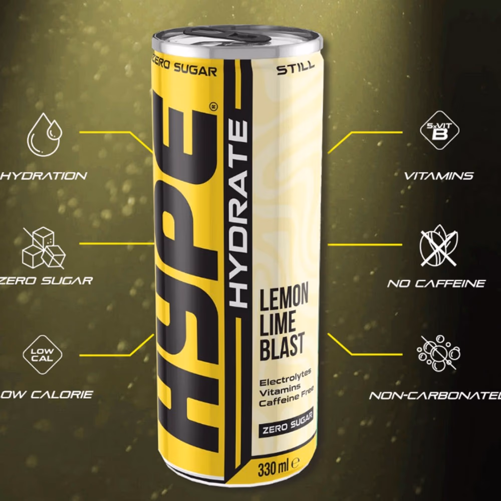 Hype Hydrate RTD Lemon Lime Blast – 330ml 2