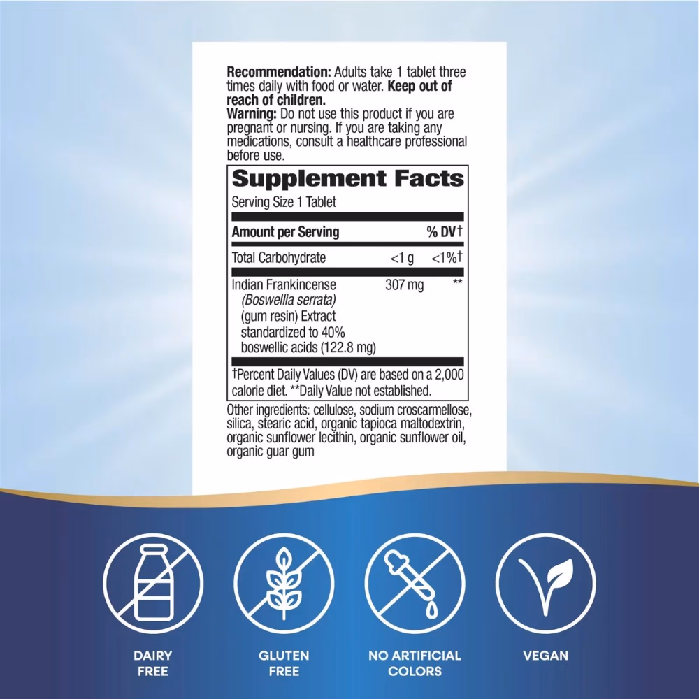 Natures Way Boswellia -60 Tablets 4